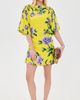 Hemant and Nandita Hemant and Nandita Boat Neck Short Dress Yellow - 5