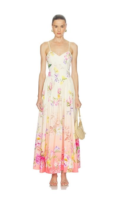 HEMANT AND NANDITA HEMANT AND NANDITA Corseted Maxi Dress