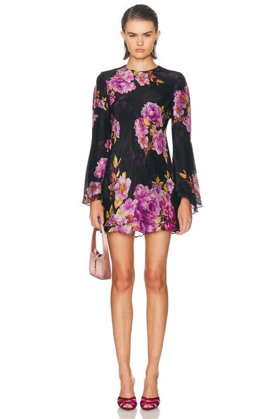 HEMANT AND NANDITA HEMANT AND NANDITA Double Layer Mini Dress