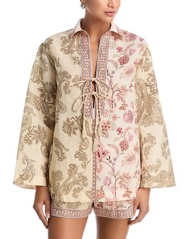 Hemant And Nandita Hemant and Nandita Drop Shoulder Collared Tunic