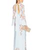 HEMANT AND NANDITA HEMANT AND NANDITA Ezra Back Ties Maxi Dress - 1