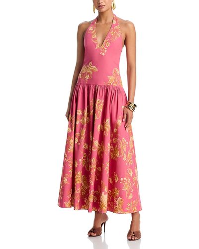 Hemant And Nandita Hemant and Nandita Halter Neck Max Dress