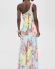 Hemant and Nandita Hemant and Nandita One Shoulder Sash Dress Multi - 4