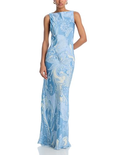 hemant & nandita metallic maxi dress Hemant And Nandita