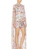HEMANT AND NANDITA HEMANT AND NANDITA Ruched Cape Mini Dress - 2