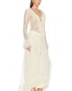 HEMANT AND NANDITA HEMANT AND NANDITA Ruffled Front Open Cape - 2