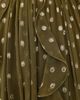 Hemant and Nandita Hemant and Nandita Ruffled Mini Dress with Self Tie Belt Olive - 6