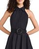 Hemant and Nandita Hemant and Nandita Short Dress With Buckle Belt Green XS - 1