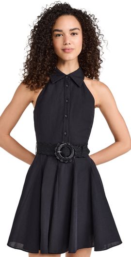 Hemant and Nandita Hemant and Nandita Short Dress With Buckle Belt Green XS