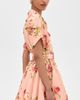 Hemant and Nandita Hemant and Nandita Short Dress with Buckle Belt Peach - 4