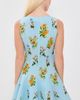 Hemant and Nandita Hemant and Nandita Skater Dress Blue - 3