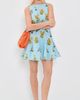 Hemant and Nandita Hemant and Nandita Skater Dress Blue - 5