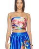 HEMANT AND NANDITA HEMANT AND NANDITA Strapless Shoulder Top - 1