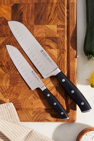 Henckels Henckels Forged Accent 2-pc Santoku Knife Set in Stainless Steel at Urban Outfitters
