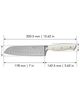 Henckels Henckels Forged Accent 7-inch Hollow Edge Santoku Knife in Stainless Steel at Urban Outfitters - 3