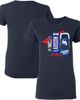 HENDRICK MOTORSPORTS TEAM COLLECTION Women's Hendrick Motorsports Team Collection Navy Kyle Larson Valvoline Car T-Shirt  - 1