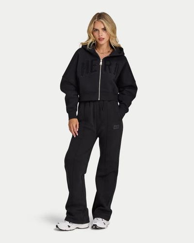 HERA HERA 365 Long Sleeve Cropped Zip Hoodie