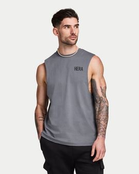 HERA HERA Crew Neck Relaxed Fit Printed Vest