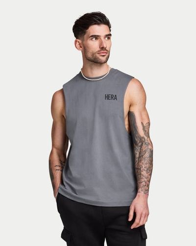 HERA HERA Crew Neck Relaxed Fit Printed Vest