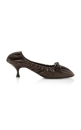 Herbert Levine Herbert Levine Gather Around Leather Ballet Pumps