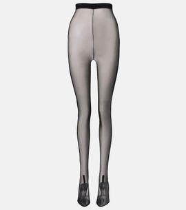 Herbert Levine Herbert Levine Sheer Perfection mesh over-the-knee boots