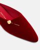 Herbert Levine Herbert Levine Sleep On It velvet wedge mules - 6