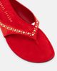 Herbert Levine Herbert Levine Sunkissed studded suede thong sandals - 6