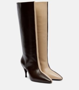 Herbert Levine Herbert Levine Two Faced leather knee-high boots