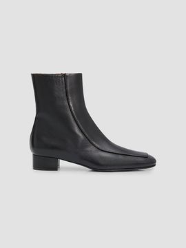 Herbert Levine Women's Shadow Ban 30MM Leather Ankle Boots