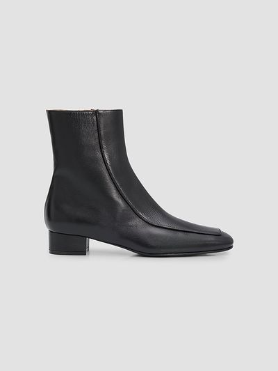 Herbert Levine Women's Shadow Ban 30MM Leather Ankle Boots