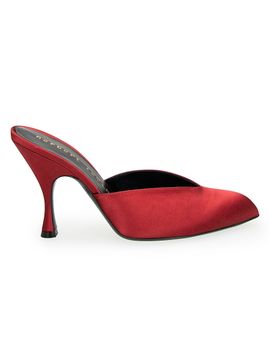 Herbert Levine Women's Sitting Pretty 70MM Satin Mules