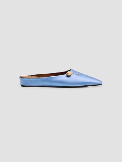 Herbert Levine Women's Sleep On It 25MM Satin Mules