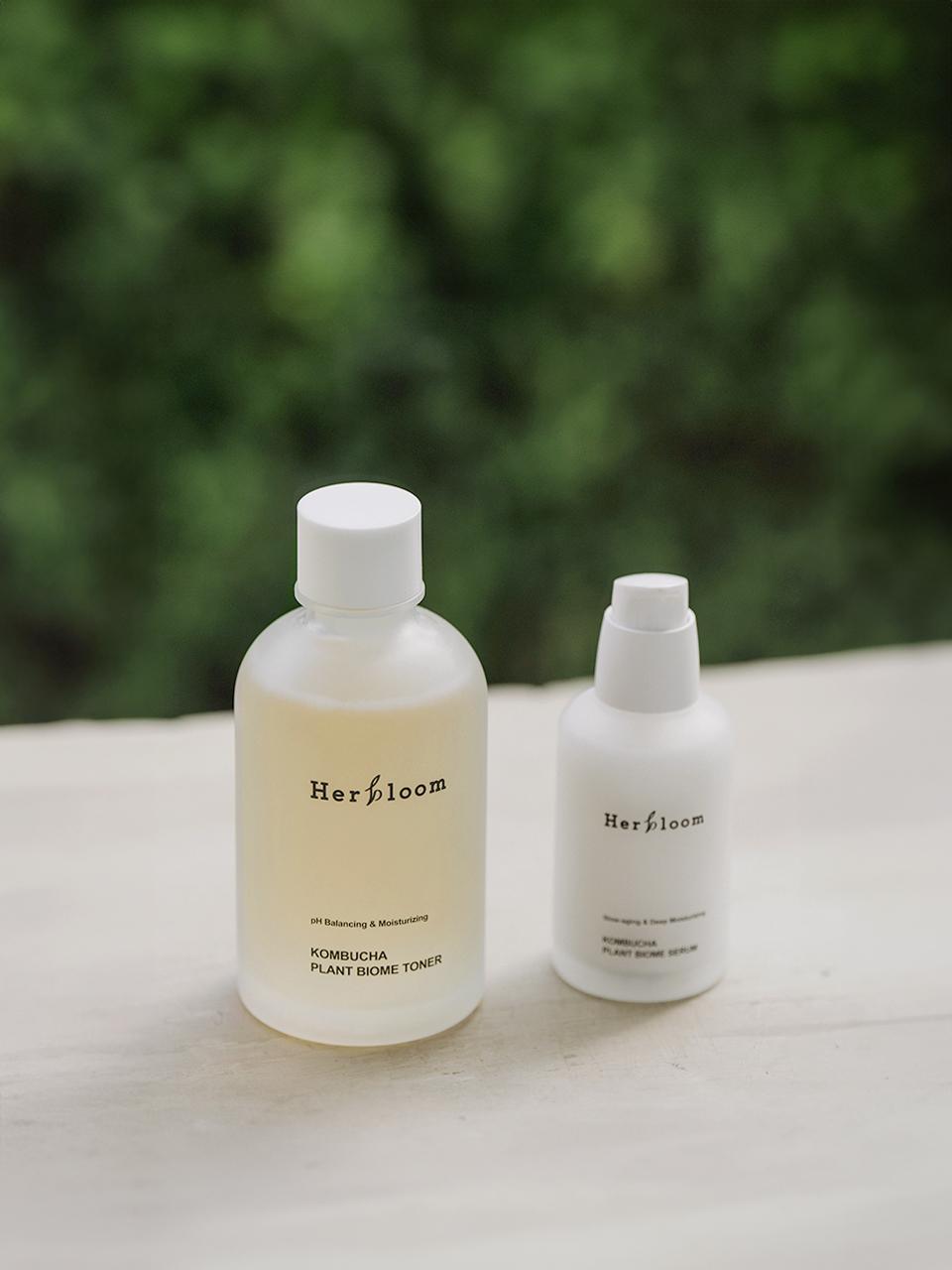 Herbloom Kombucha Plant Biome Toner & Serum Set