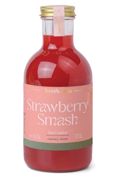 Here's How Here's How Strawberry Smash Cocktail Mixer 