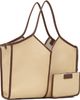 HEREU HEREU Beige Calella Squared Medium Leather Tote - 2