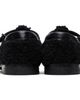 HEREU HEREU Black Alber Curly Shearling T-Bar Loafers - 2