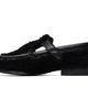 HEREU HEREU Black Alber Curly Shearling T-Bar Loafers - 3