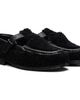HEREU HEREU Black Alber Curly Shearling T-Bar Loafers - 4