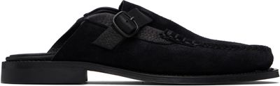 HEREU HEREU Black Barraca Slip-on Loafers