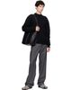 HEREU HEREU Black Calella Crossbody Tumbled Tote - 4