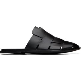HEREU HEREU Black Dira Slim Mule Loafers