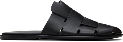 HEREU HEREU Black Dira Slim Slip-on Loafers