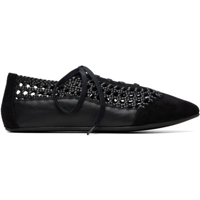 HEREU HEREU Black Esportiu Woven Loafers