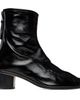 HEREU HEREU Black Juliol Crinkled Glossy Heeled Boots - 1