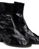 HEREU HEREU Black Juliol Crinkled Glossy Heeled Boots - 4