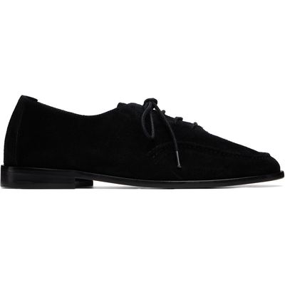 HEREU HEREU Black Juliol Lace Up Suede Loafers