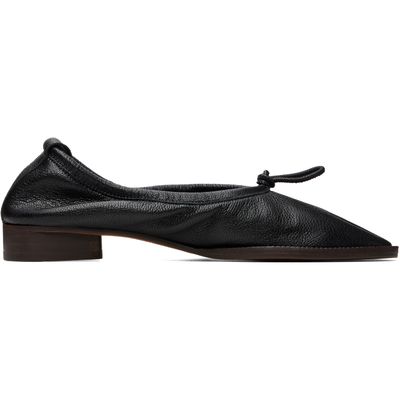 HEREU HEREU Black Puntera R Mid Ballerina Loafers