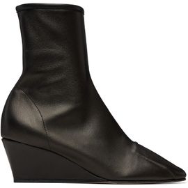 HEREU HEREU Black Resso Wedge Ankle Boots