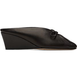 HEREU HEREU Black Resso Wedged Mules