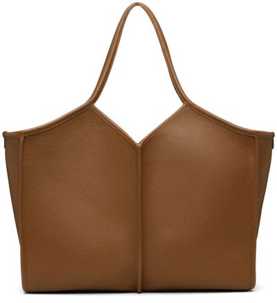 HEREU HEREU Brown Calella Medium Squared Tote